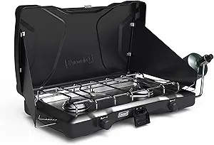 Coleman Triton two-burner propane stove